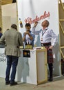 Glenfarclas whisky booth at Whisky Dram Festival. Kiev, Uktaine.