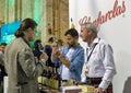 Glenfarclas whisky booth at Whisky Dram Festival. Kiev, Uktaine.