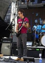 Ian Thornley of Big Wreck rehearsing