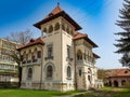 Iancu Gh. Anastase mansion in Campulung, Romania Royalty Free Stock Photo