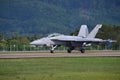 Iangkawi, malaysia - May 2022: An image selective focus of air fighter FA18 Royal Malaysia Airforce Royalty Free Stock Photo