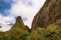 Iao Needle, at Iao Valley, Maui, Hawaii, USA Royalty Free Stock Photo