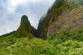 Iao Needle in Maui, Hawaii Royalty Free Stock Photo