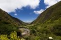 Iao Needle state park in Maui, Wailuku Royalty Free Stock Photo