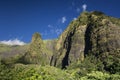 Iao Valley, needle on a sunny day, Maui, Hawaii Royalty Free Stock Photo