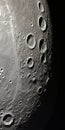 Close-up Scanner Photography Of Moon\'s Surface With Big Cavities