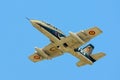 IAR 99 Hawk in flight closeup - military airplane in flight - IAR 99 SOIM, Romanian airplane