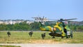 IAR 330 Puma Socat Fighter Helicopter on United Nation military exercise