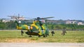 IAR 330 Puma Socat Fighter Helicopter on United Nation military exercise