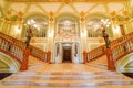 Marble steps for National theatre at Iasi Royalty Free Stock Photo