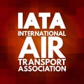 IATA - International Air Transport Association acronym, concept background