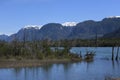 Ibanez river and Castillo Range, Patagonia, Chile