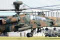 Japan Ground Self-Defense Force Boeing AH-64D Apache Longbow attack helicopter.