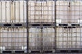 IBC containers Royalty Free Stock Photo
