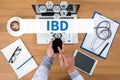 IBD - Inflammatory Bowel Disease. Medical Concept Royalty Free Stock Photo