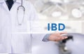 IBD - Inflammatory Bowel Disease. Medical Concept Royalty Free Stock Photo