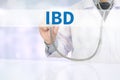 IBD - Inflammatory Bowel Disease. Medical Concept Royalty Free Stock Photo