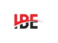 IBE Letter Initial Logo Design Vector Illustration Royalty Free Stock Photo
