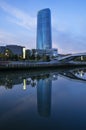 Iberdrola Tower of bilbao Royalty Free Stock Photo