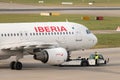 Iberia Airbus A320-214 jet in Zurich in Switzerland