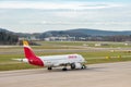Iberia Airbus A320-214 jet in Zurich in Switzerland