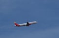 Madrid, EspaÃÂ±a; March 7, 2020: Iberia airplane taking off from Barajas
