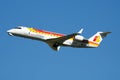 Iberia Regional Air Nostrum Bombardier CRJ-200 EC-GZA passenger plane departure at Madrid Barajas Airport