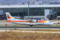 Iberia Regional plane taxiing Royalty Free Stock Photo