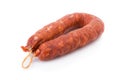 Iberian chorizo, from Barracos Royalty Free Stock Photo
