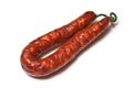Iberian chorizo sausage Royalty Free Stock Photo