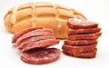 Iberian chorizo sausage Royalty Free Stock Photo