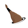 Iberian ham illustration Royalty Free Stock Photo
