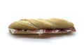Iberian Ham sandwich on baguette bread