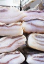 Iberian salt-cured pork fat