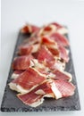 Iberian spanish ham, bellota ham.