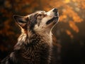 Ai Generated illustration Wildlife Concept of Iberian wolf Pride Royalty Free Stock Photo