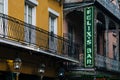 Iberville Street, in the French Quarter, in New Orleans, Louisiana Royalty Free Stock Photo