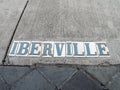 Iberville Street-New Orleans-French Quarter Royalty Free Stock Photo