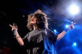 Ibeyi (soul and contemporary rhythm and blues cuban band) performs at Apolo stage