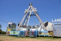 Ibitinga, SP, Brazil - 02 07 2021: Pirate Ship Ride at an Amusement Park