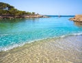 Ibiza Cala Gracio Gracioneta beach Royalty Free Stock Photo