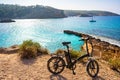 Ibiza Cala Xarraca in Sant Joan of Balearics Royalty Free Stock Photo