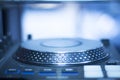 Ibiza dj turntables mixing Royalty Free Stock Photo