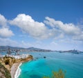 Ibiza Eivissa skyline from Dalt Vila in Balearics Royalty Free Stock Photo