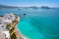 Ibiza Eivissa skyline from Dalt Vila in Balearics Royalty Free Stock Photo