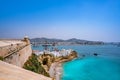 Ibiza Eivissa skyline from Dalt Vila in Balearics Royalty Free Stock Photo