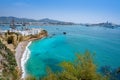 Ibiza Eivissa skyline from Dalt Vila in Balearics Royalty Free Stock Photo