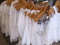 Ibiza Eivissa typical white dresses Balearics