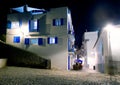 Ibiza island white houses in the night Royalty Free Stock Photo