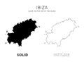 Ibiza map.